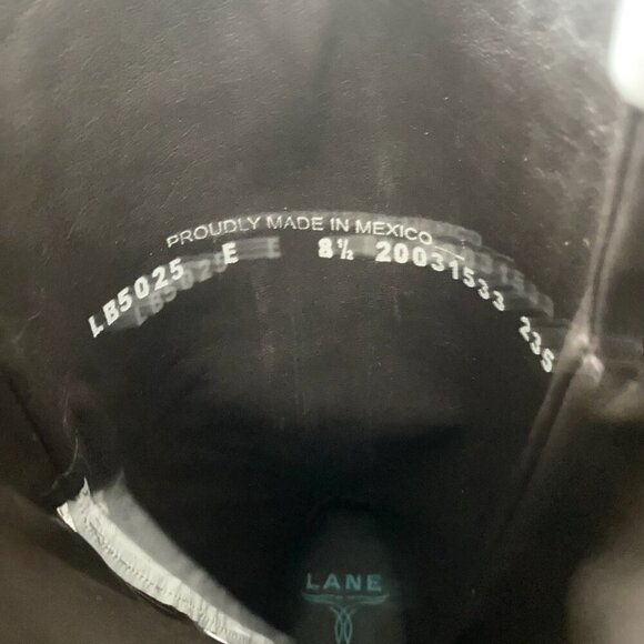 Lane MEGAN MORONEY Smokeshow Womens Cowboy Boots 8.5 White Western Cowgirl Tall - Picture 9 of 11